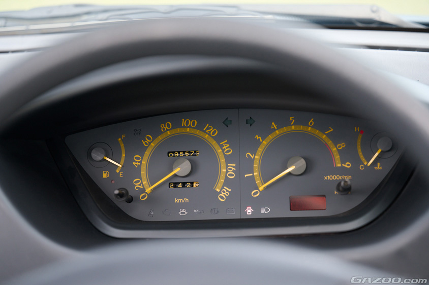 トヨタ・アムラックスセラのメーター