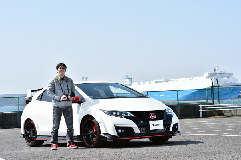 ホンダのシビックタイプR（FK2型）とオーナーのやっはーさん