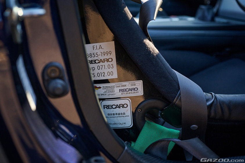 ホンダ・S2000（AP1）のレカロシートのシール