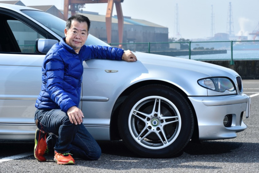 BMW 318i M-SPORT(E46型)とオーナーのYAMAJUN55さん