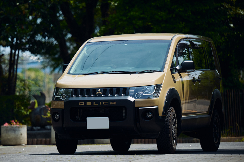三菱・デリカD:5のフロントビュー