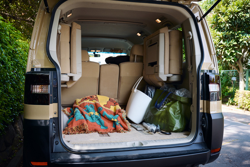 三菱・デリカD:5のラゲッジルーム