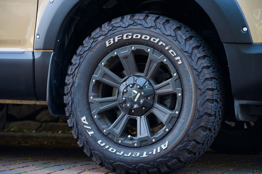 三菱・デリカD:5に履いたBFグッドリッチのタイヤ
