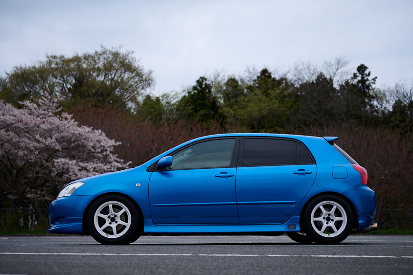 トヨタ・カローラランクス Z エアロツアラーの左サイドビュー