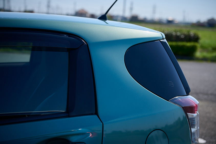 トヨタ・iQの個性的なリヤ部分