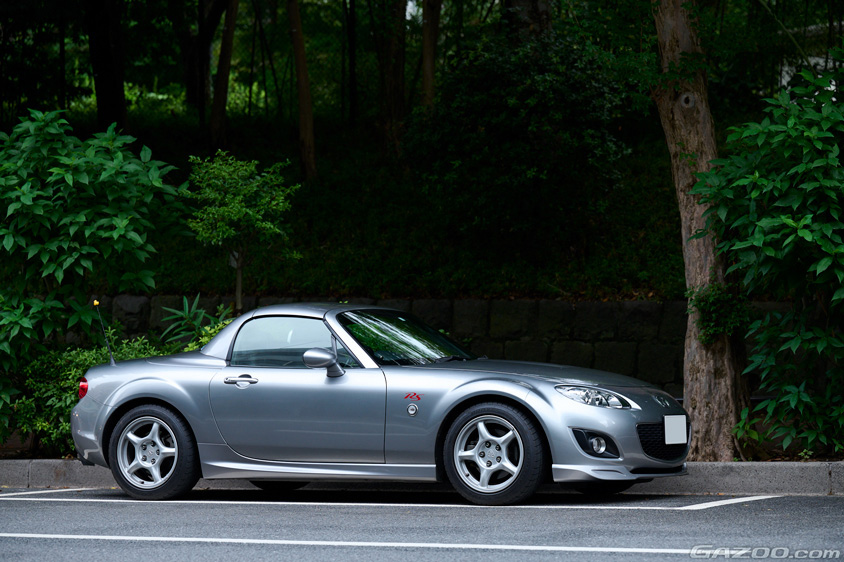 マツダ・NCロードスターの右サイド