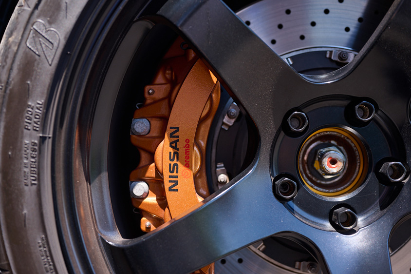 日産・R35 GT-R NISMOのブレーキキャリパー