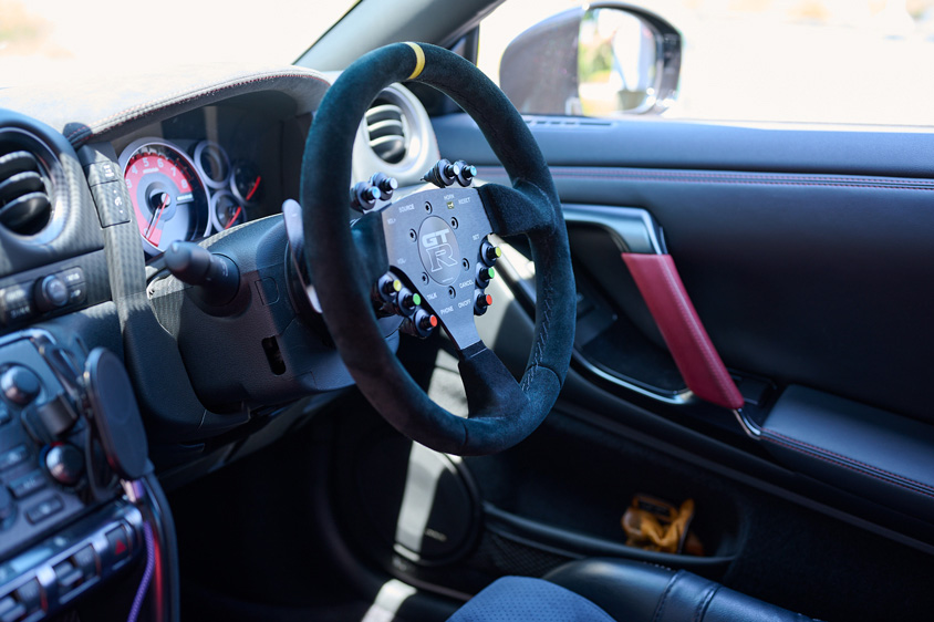 日産・R35 GT-R NISMOのステアリング