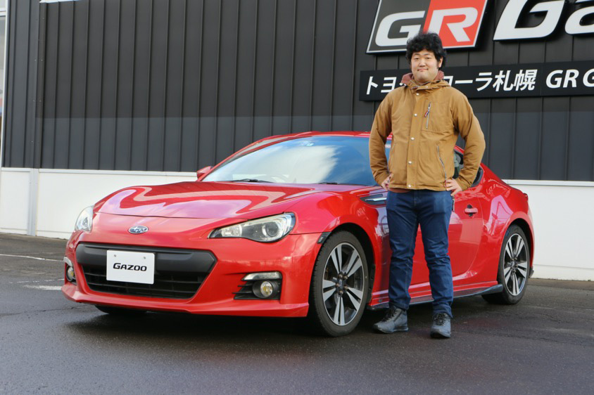 柔らかな質感の BRZ STI フロントスポイラーとリップ付 ZC6 後期 86