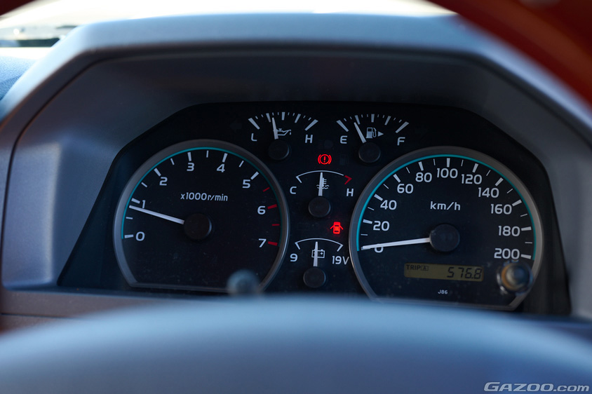 トヨタ・ランドクルーザー70のメーター