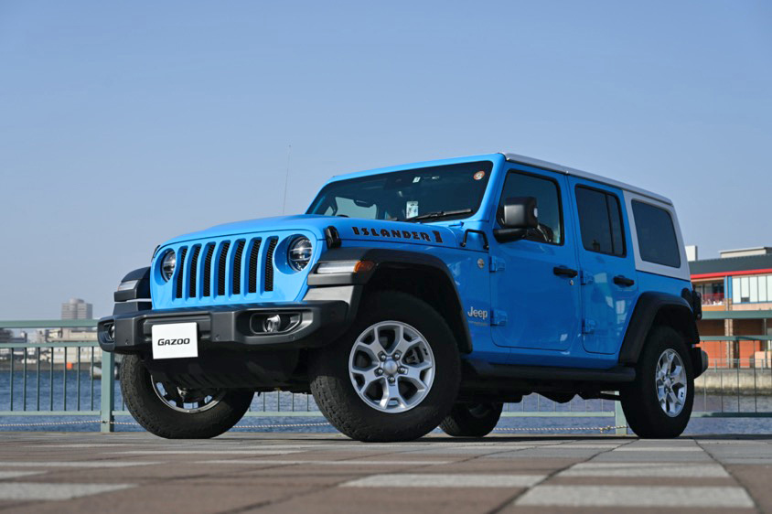 ジープ・ラングラー・アンリミテッド・アイランダーの左前