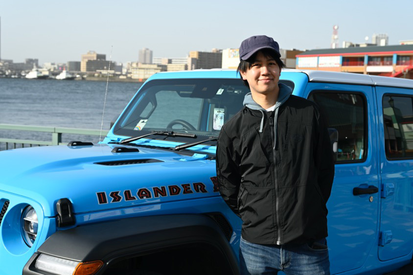 ジープ・ラングラー・アンリミテッド・アイランダーとHIROさん