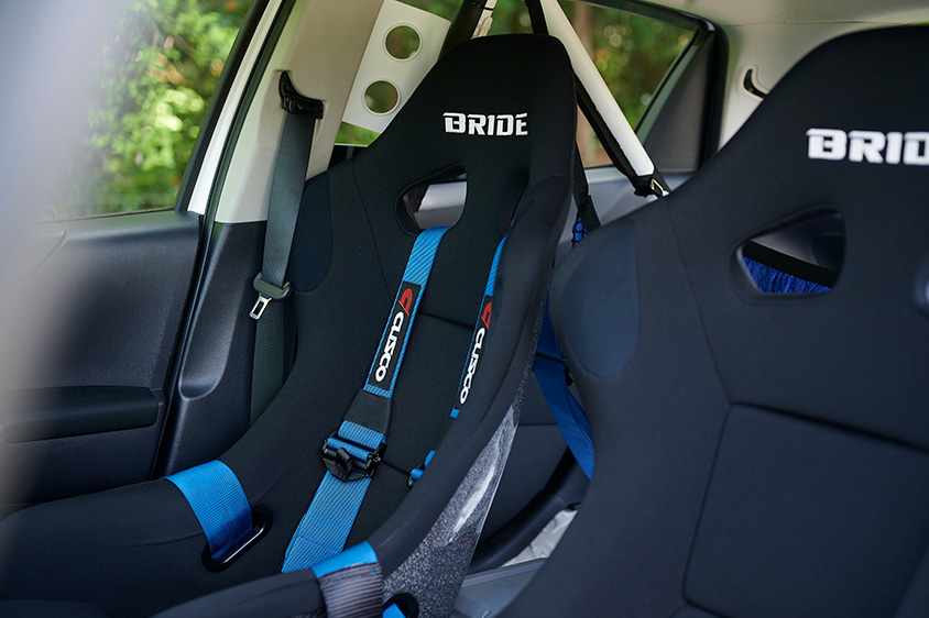 トヨタ・ヴィッツRSのBRIDEのシート