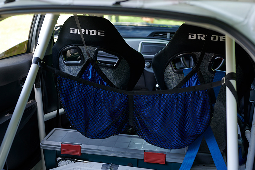 トヨタ・ヴィッツRSの車内