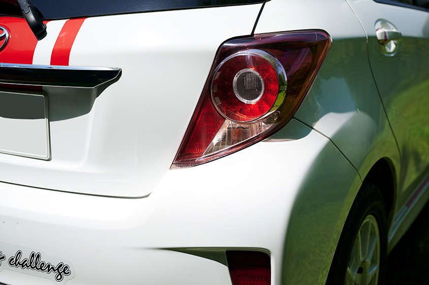 トヨタ・ヴィッツRSのテールランプ