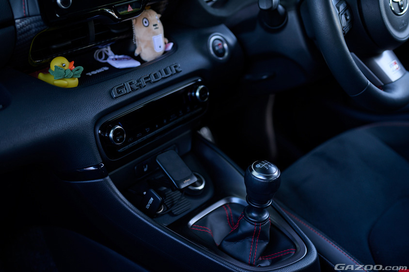 トヨタ・GRヤリス RZ ハイパフォーマンス 1stエディションのセンターコンソール