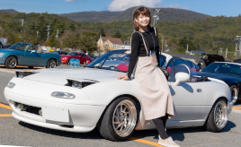 北九州から日本各地どこへでも！クルマ系動画の配信もこなすアクティブ女子とロードスター【NA8C】