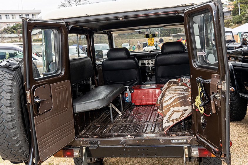 ランクル40 リアシート 希少縞々