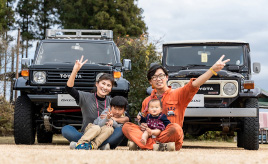 息子の将来のために40ランクルのレストアを計画中!! 1人1台で参加のランクルオーナー夫婦！