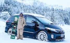 エスティマハイブリッドという“理想の1台”にたどり着いたプロスノーボーダーが放つ次の一手