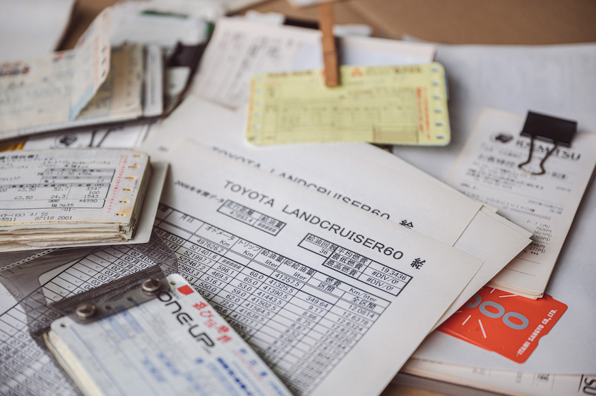 トヨタ・ランドクルーザー60の給油明細