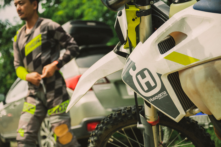 ハスクバーナのオフロードバイク