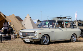 キャンプも愛車もちょっと不便だからこそ楽しい！サニー好きのこだわりが詰まったサニーバン(VB10)