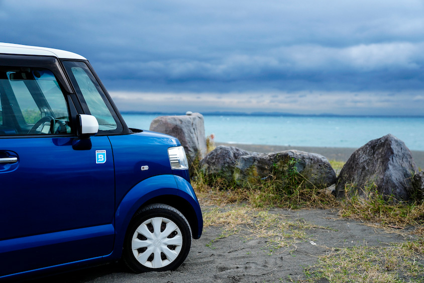 ホンダ・N-BOX＋と海