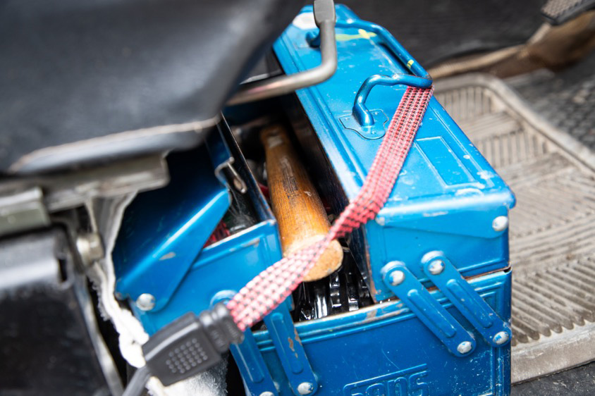 ホンダ・ライフステップバンに積んでいる工具箱