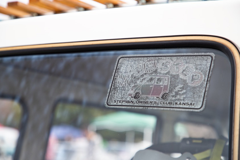 ホンダ・ライフステップバンのステッカー