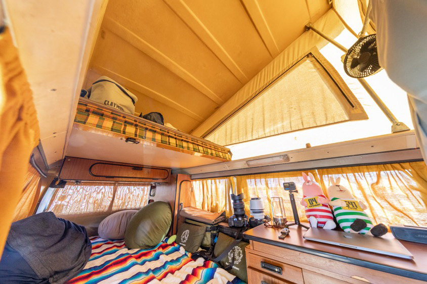 フォルクスワーゲン・タイプ2 ワーゲンバスのインテリア