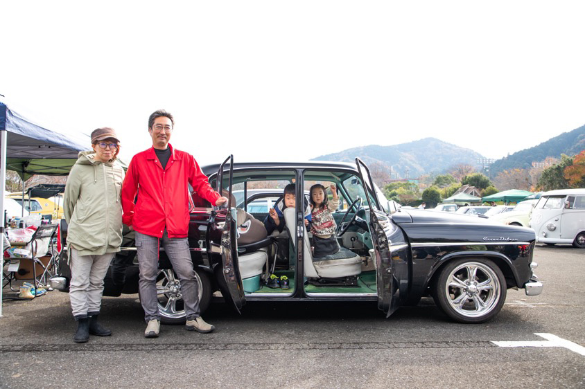 トヨタ・トヨペット クラウンと小林さんファミリー
