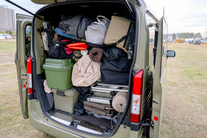 ホンダ・N-VANのラゲッジルーム