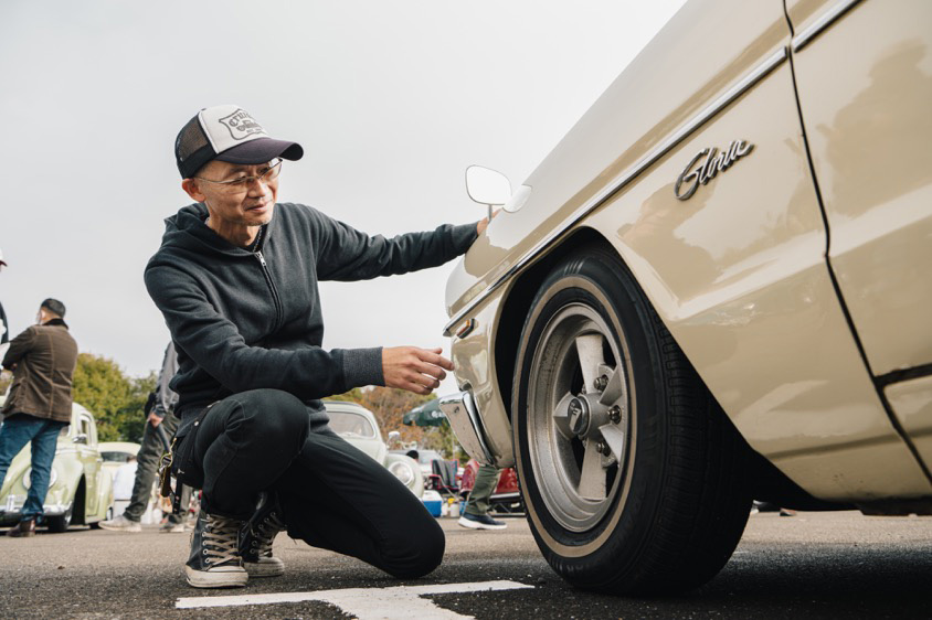 日産・グロリア（タテグロ）の左フロント