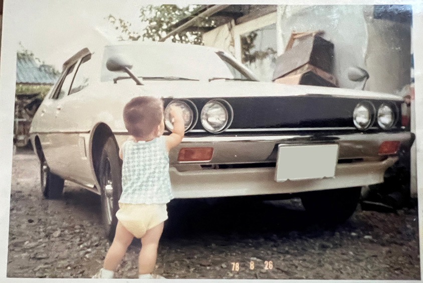 三菱・ギャランと幼少の冨澤さん