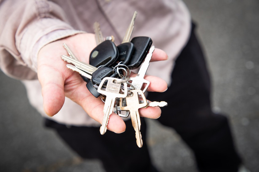 13台の愛車の鍵