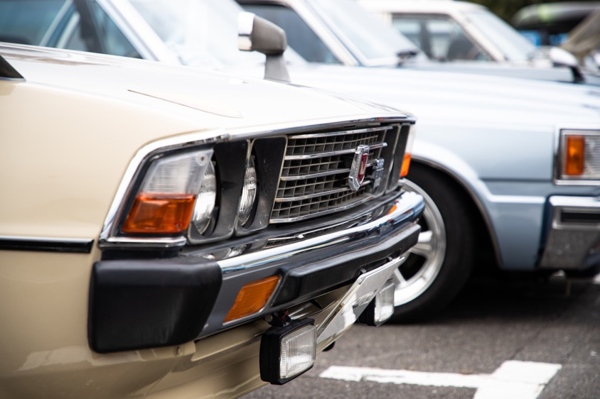 三菱・ギャランシグマ 2000スーパーエステートのフロントフェイス