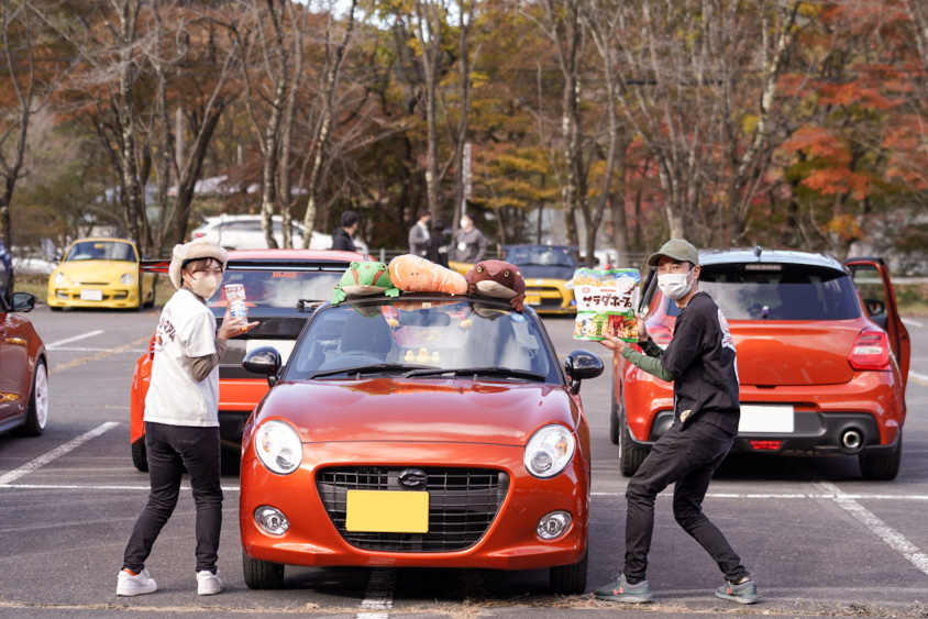 ダイハツ・コペン セロと『おかしな夫婦のくらし。』さん（カントリーマーム）