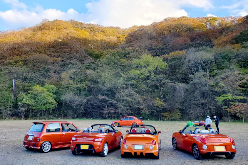 ダイハツ・コペン セロとオレンジMT