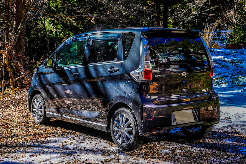 日産・デイズハイウェイスターのリアビュー