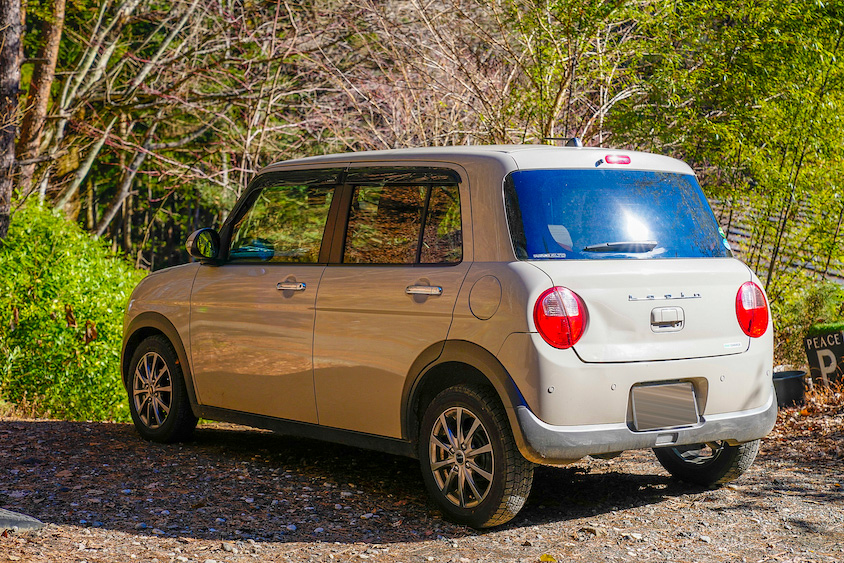 スズキ・アルトラパンのリアビュー