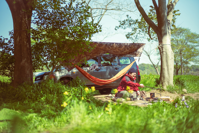 トヨタ・プロボックスとオーナーの石井良さん