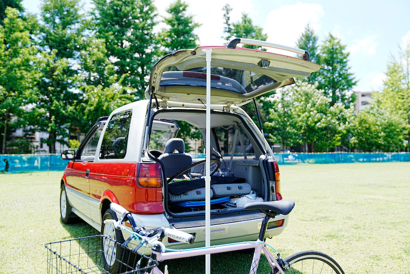 三菱・RVRオープンギアのリヤゲート