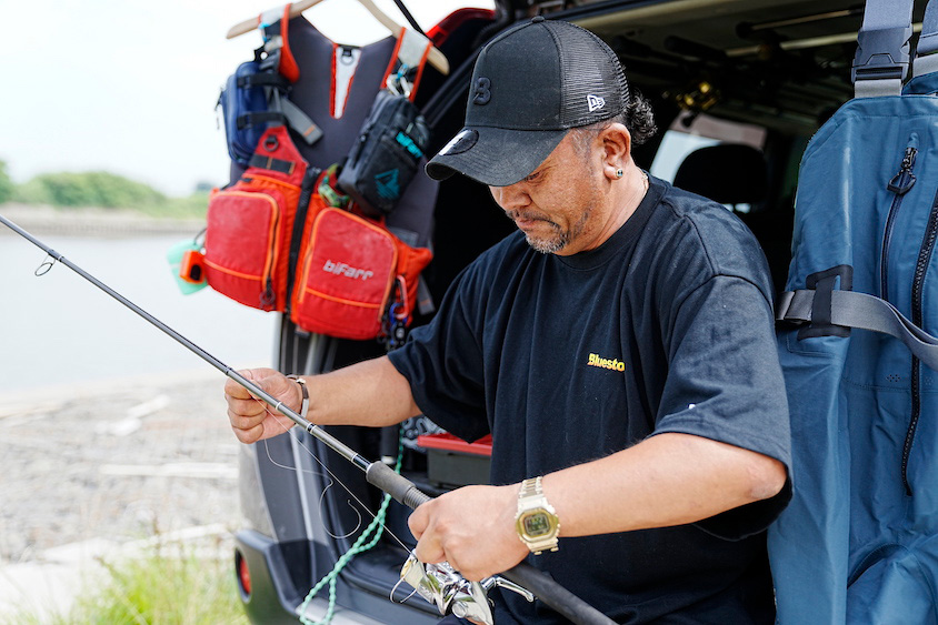 プロアングラーの遠藤真一さん