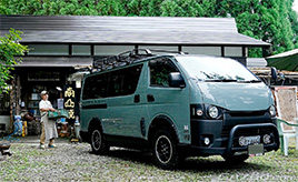 追求するのはオリジナリティ。湯沢で暮らす“遊びの達人”が作り上げた完全山仕様のハイエース