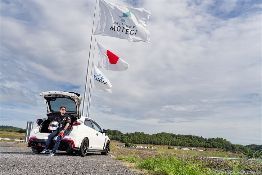 ツインリンクもてぎで撮影したシビックタイプR（FK2）