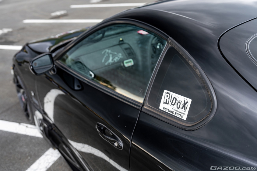 トヨタ・スープラ（80）のRIDOXのステッカー