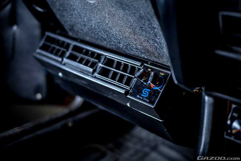 日産・フェアレディZ(GS30)に取り付けたエアコン