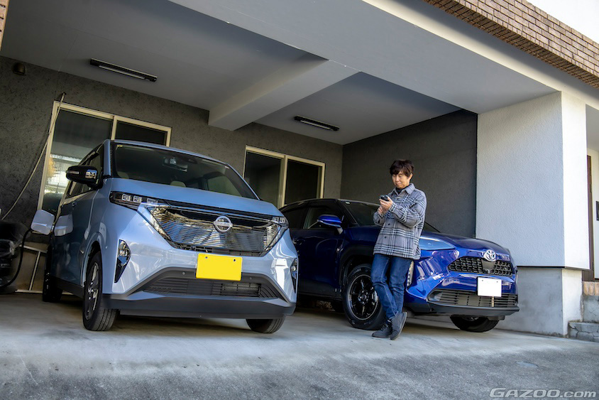 日産・サクラとトヨタ・ヤリスクロスとオーナーさん