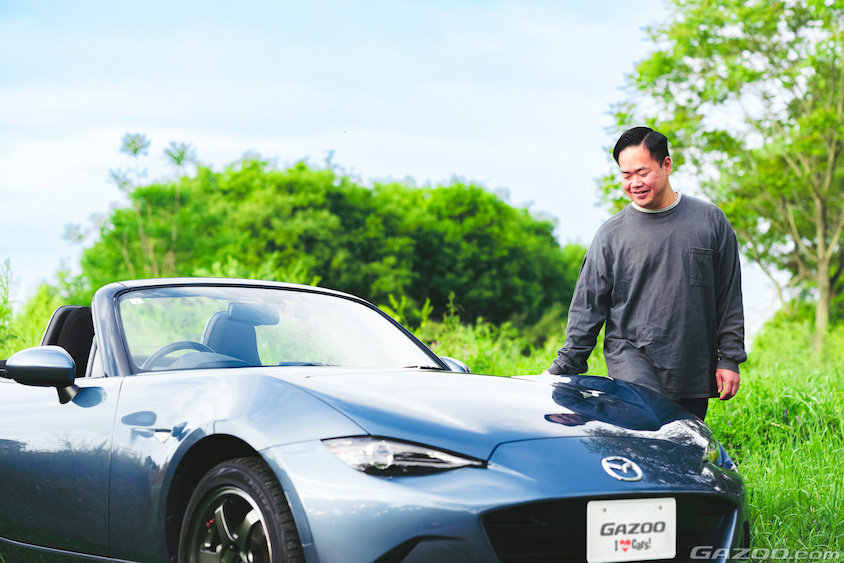マツダ・ロードスター（ND型）とオーナーの加藤瑞貴さん